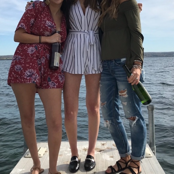 Black & White Romper | LF | Small | Like New - Picture 11 of 11